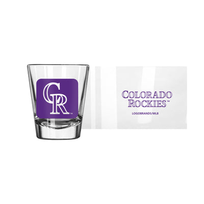 Colorado Rockies 2oz Cube Shot Glass