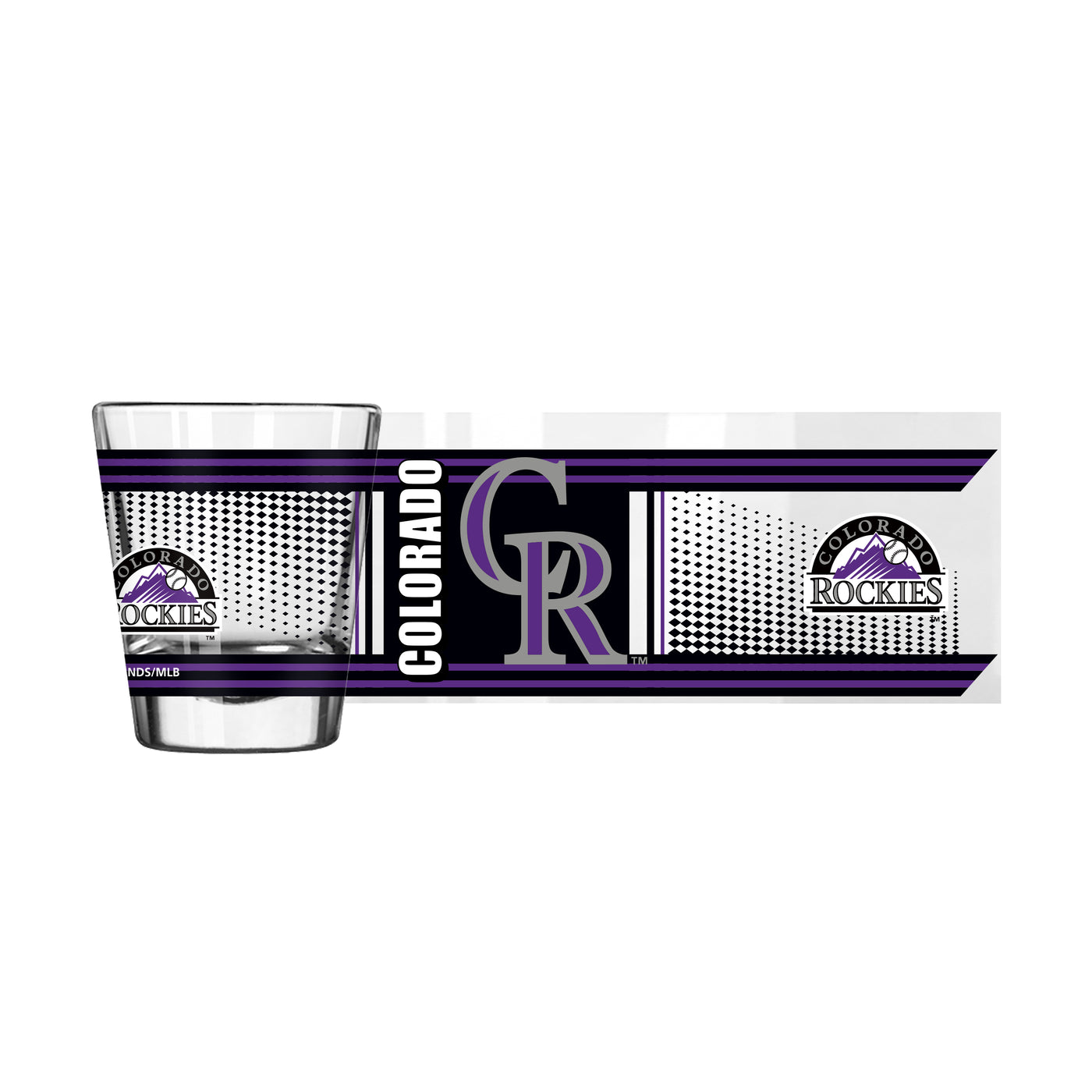 Colorado Rockies 2oz Hero Shot Glass