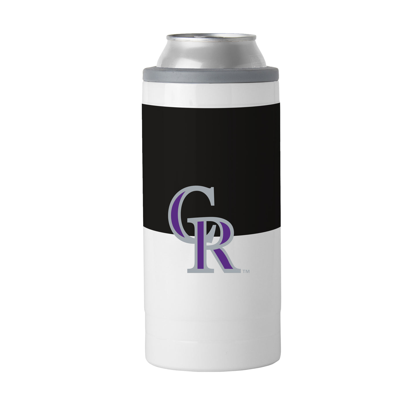 Colorado Rockies Slim Colorblock Can Coolie