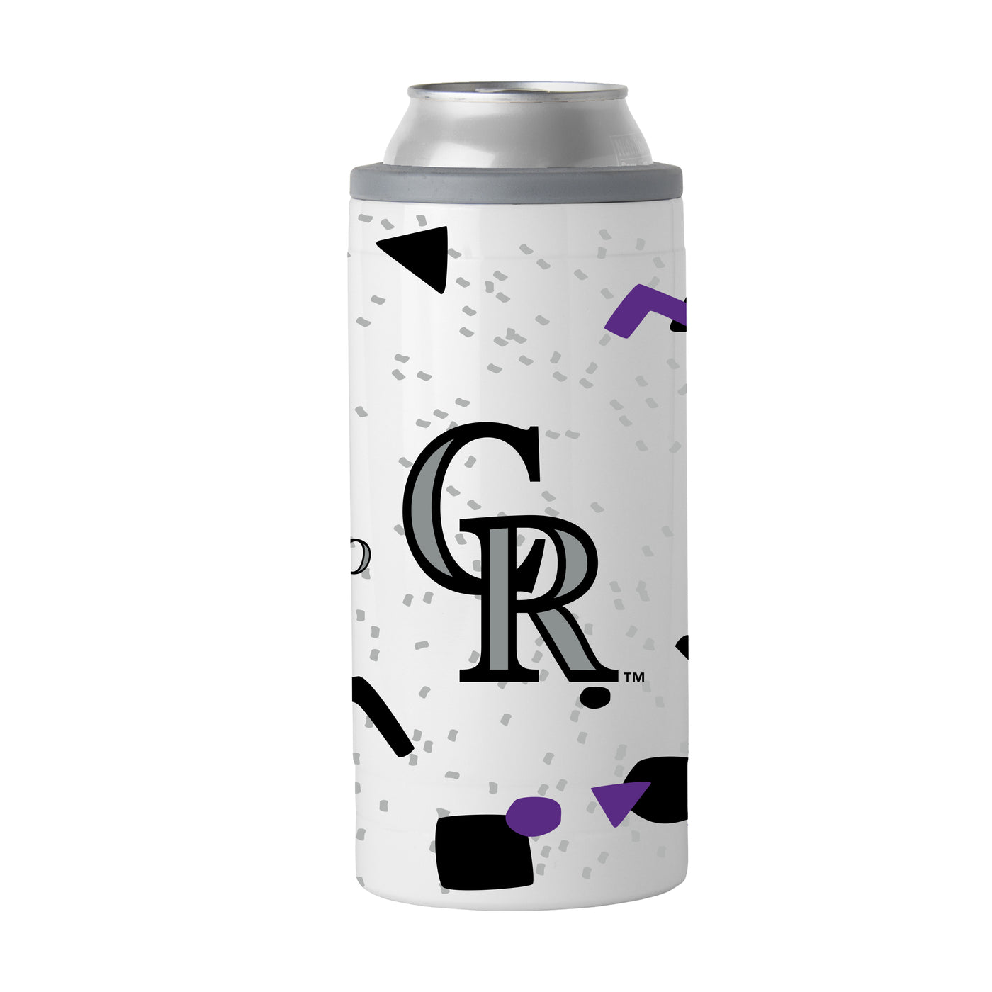 Colorado Rockies 12oz Flashback Slim Can Coolie