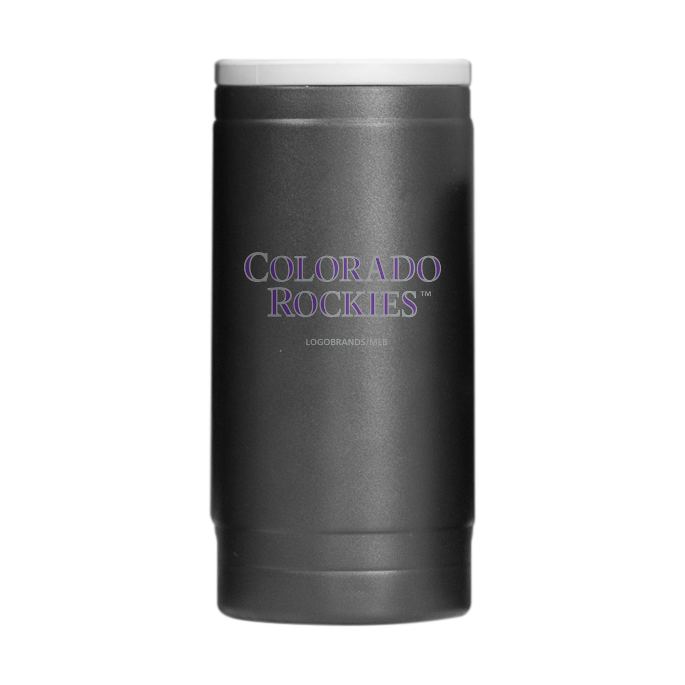 Colorado Rockies Flipside Powder Coat Slim Can Coolie - Logo Brands