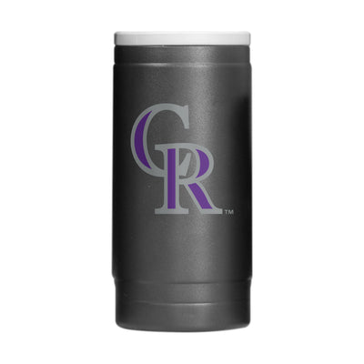 Colorado Rockies Flipside Powder Coat Slim Can Coolie - Logo Brands