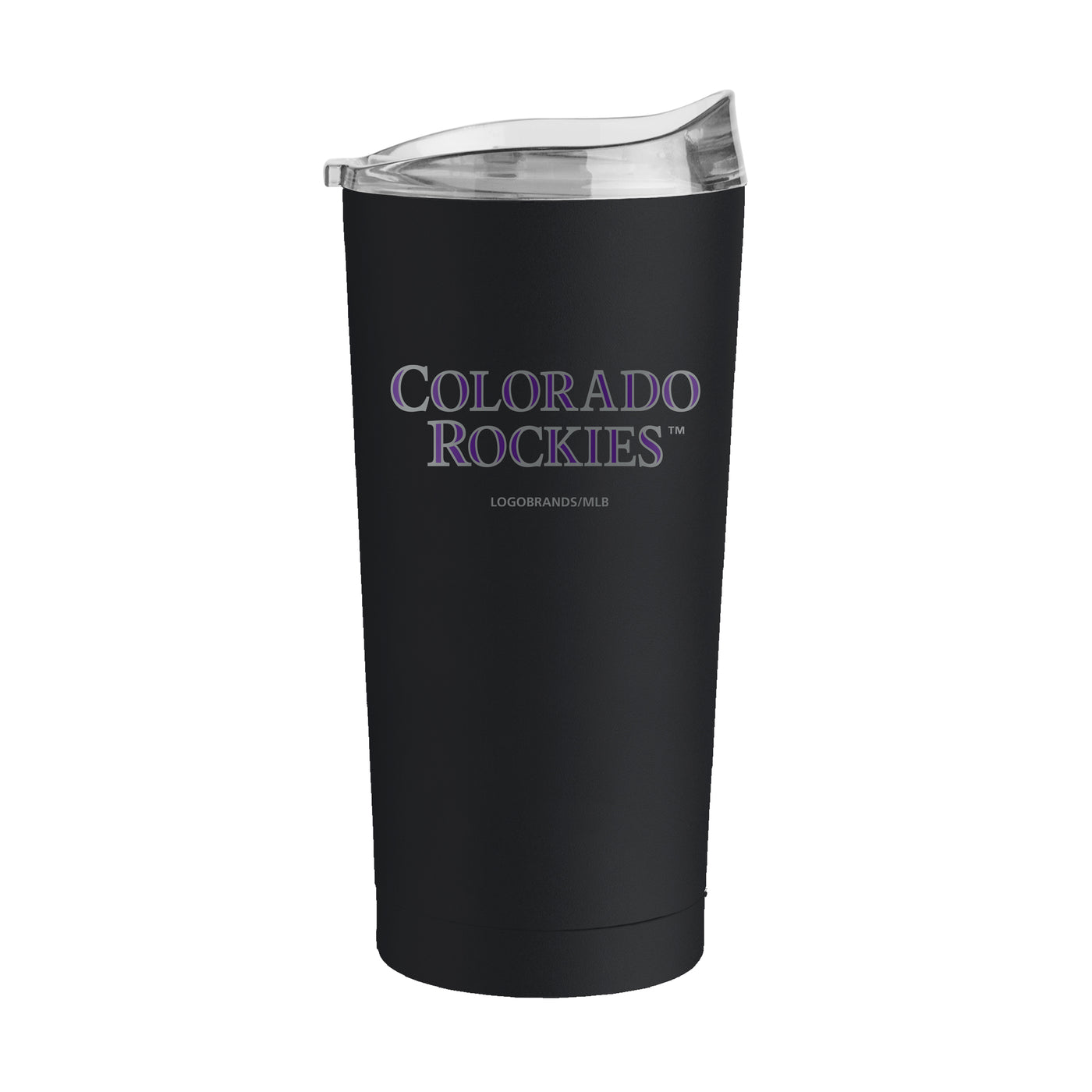 Colorado Rockies 20oz Flipside Powder Coat Tumbler - Logo Brands