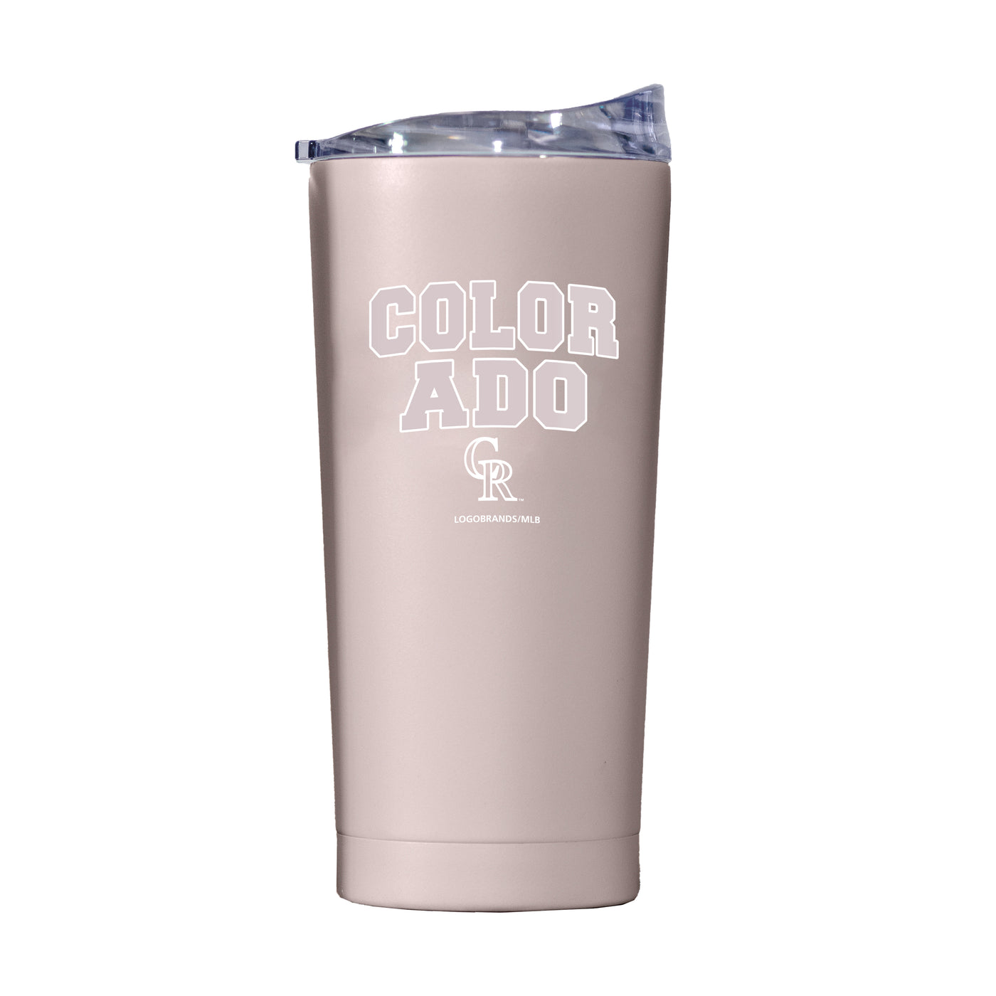 Colorado Rockies 20oz Stencil Powder Coat Tumbler