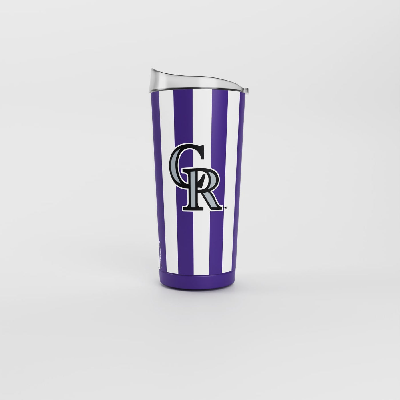 Colorado Rockies 20oz Striped Powder Coat Tumbler
