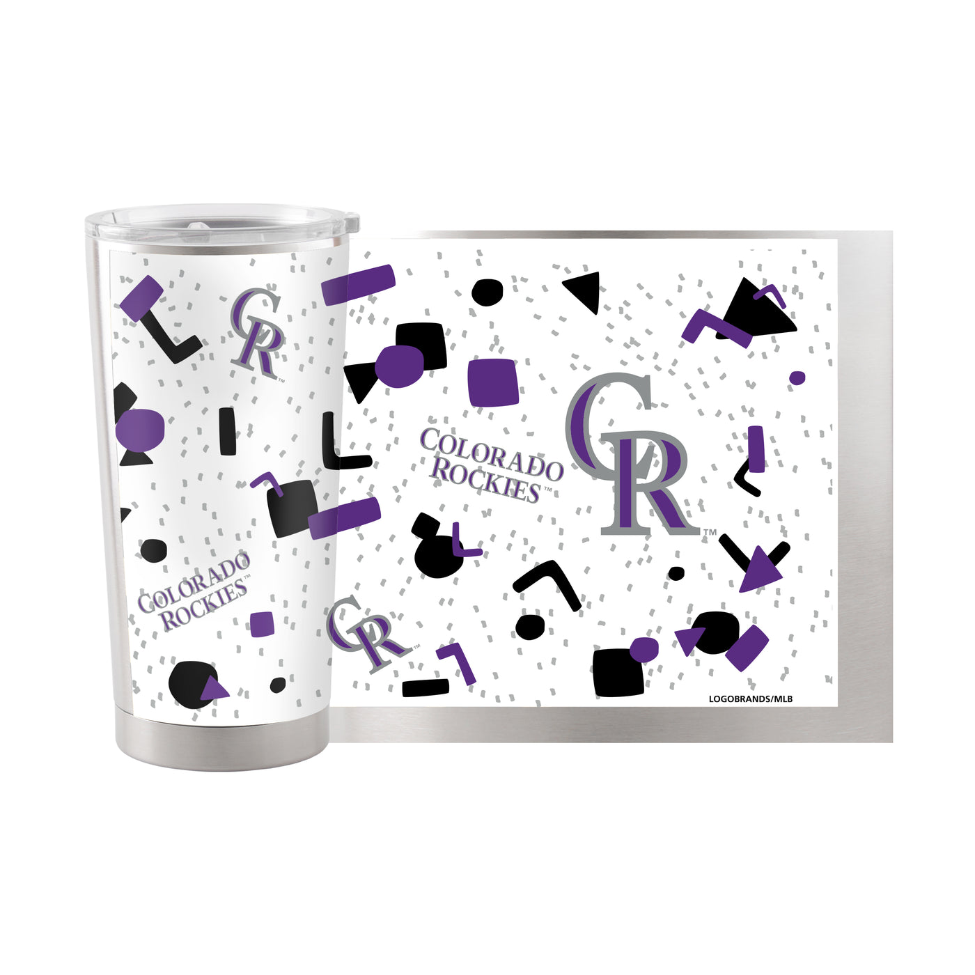 Colorado Rockies 20oz Flashback Stainless Steel Tumbler