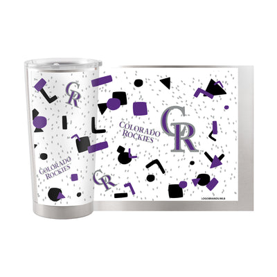 Colorado Rockies 20oz Flashback Stainless Steel Tumbler