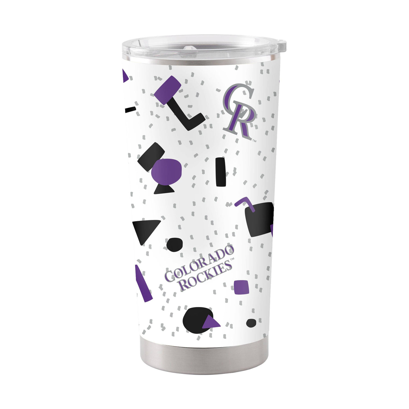 Colorado Rockies 20oz Flashback Stainless Steel Tumbler