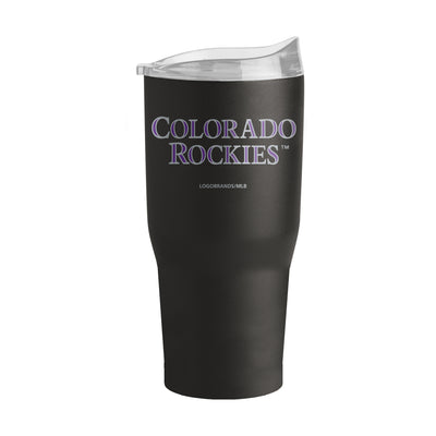 Colorado Rockies 30oz Flipside Powder Coat Tumbler - Logo Brands