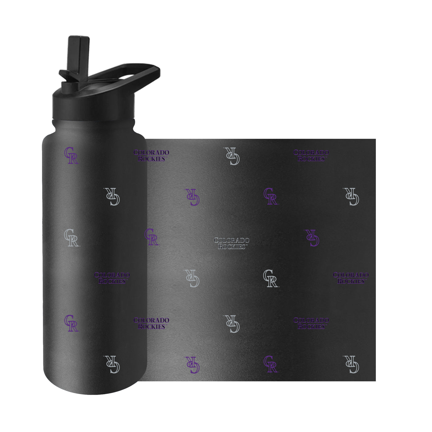 Colorado Rockies 34oz Step And Repeat Quencher Bottle