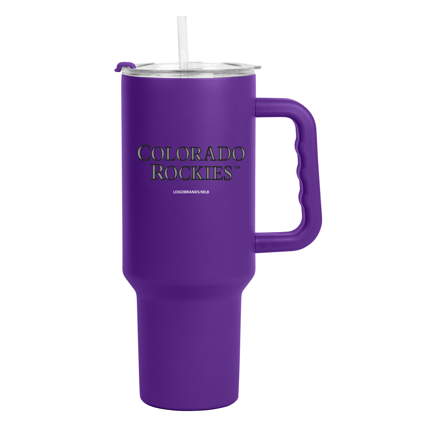 Colorado Rockies Purple 40oz Flipside Powder Coat Tumbler