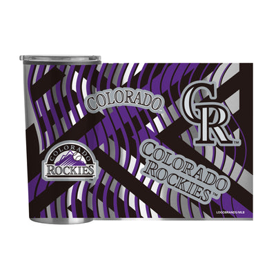 Colorado Rockies 20oz Flex Plastic Wall Stainless