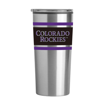 Colorado Rockies 20oz Stripe Fusion Tumbler
