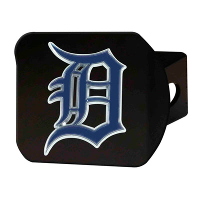 MLB - Detroit Tigers Color on Black Hitch Cover