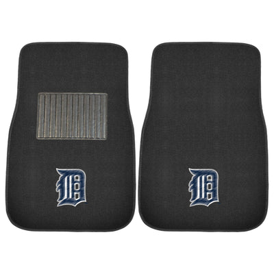 MLB - Detroit Tigers 2-pc Embroidered Car Mat Set
