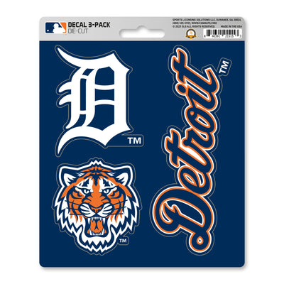 MLB - Detroit Tigers Decal 3-pk