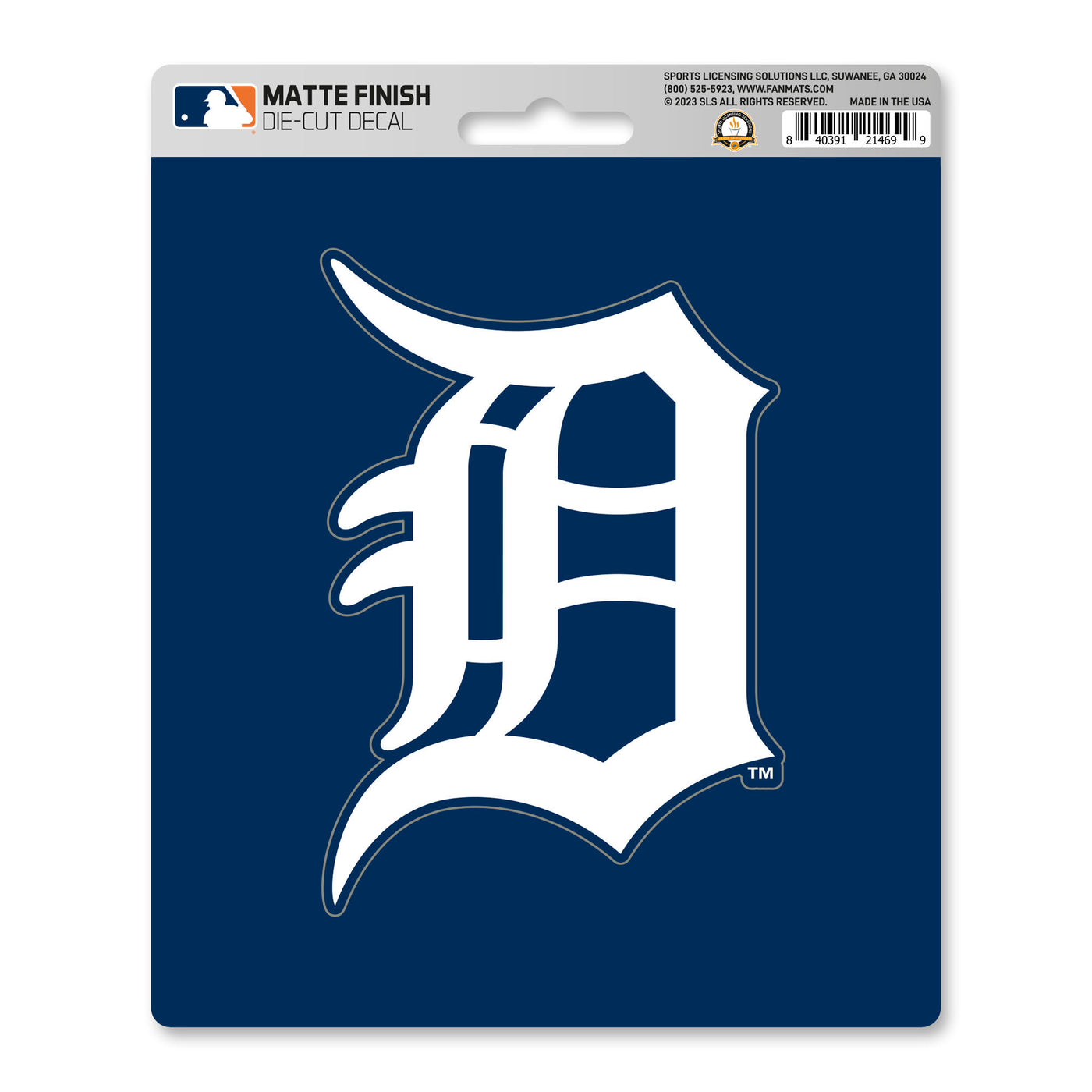 MLB - Detroit Tigers Matte Decal