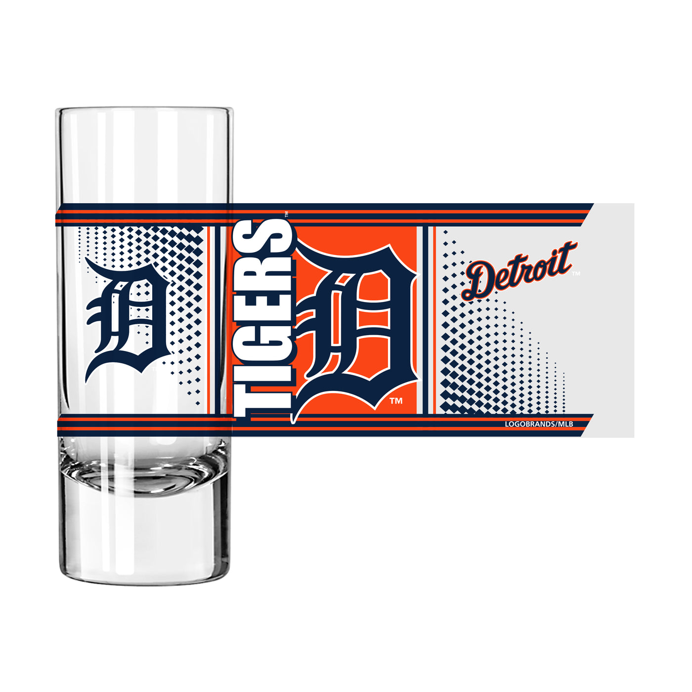 Detroit Tigers 2.5oz Hero Shooter Glass
