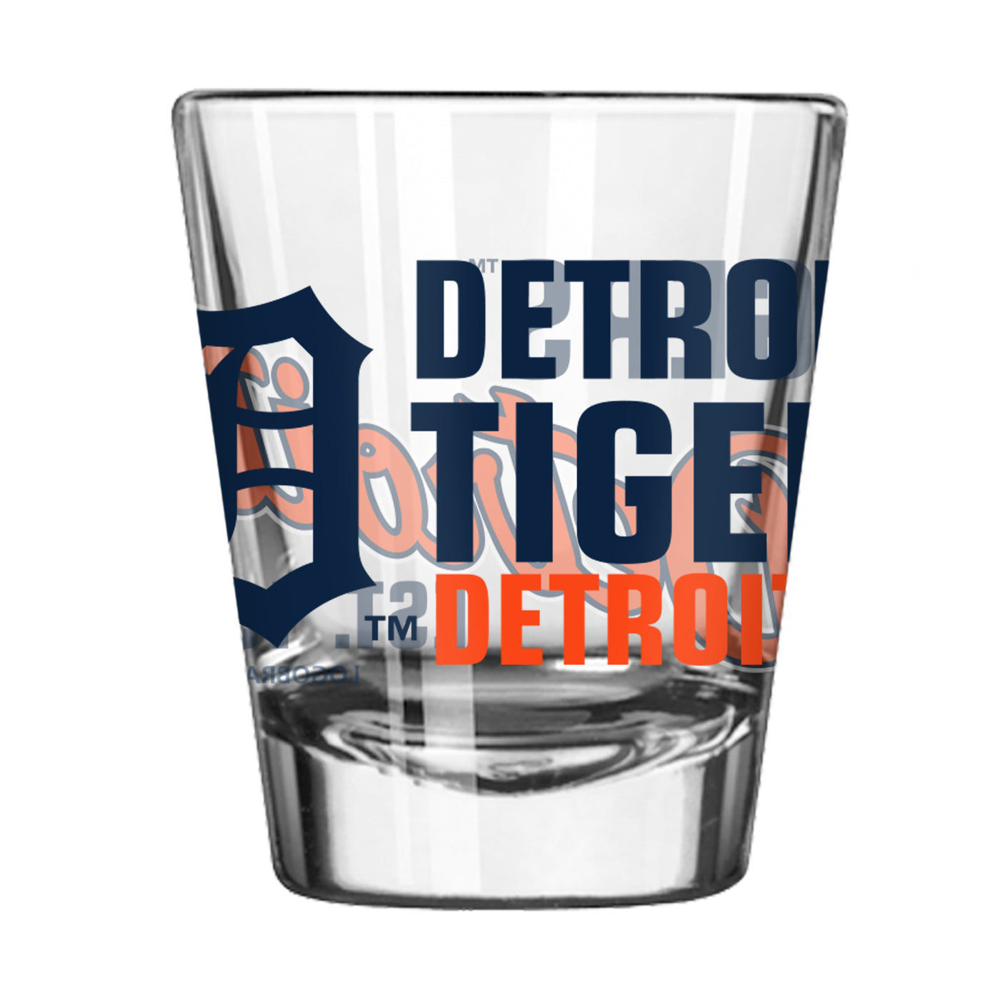 Detroit Tigers 2oz Spirit Shot Glass