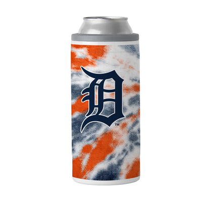 Detroit Tigers 12oz Tie Dye Slim Can Coolie