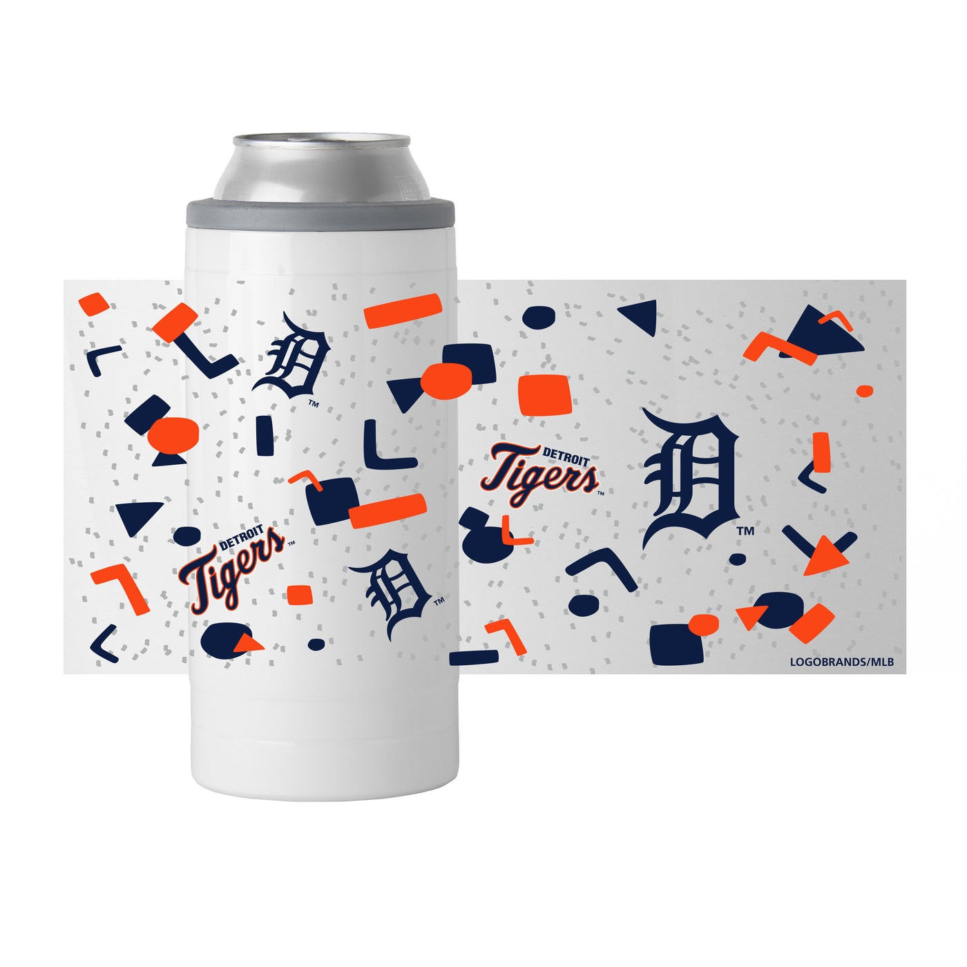 Detroit Tigers 12oz Flashback Slim Can Coolie