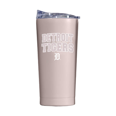 Detroit Tigers 20oz Stencil Powder Coat Tumbler
