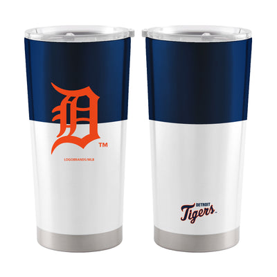 Detroit Tigers 20oz Colorblock Stainless Tumbler - Logo Brands