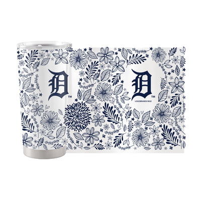 Detroit Tigers 20oz Botanical Stainless Steel Tumbler