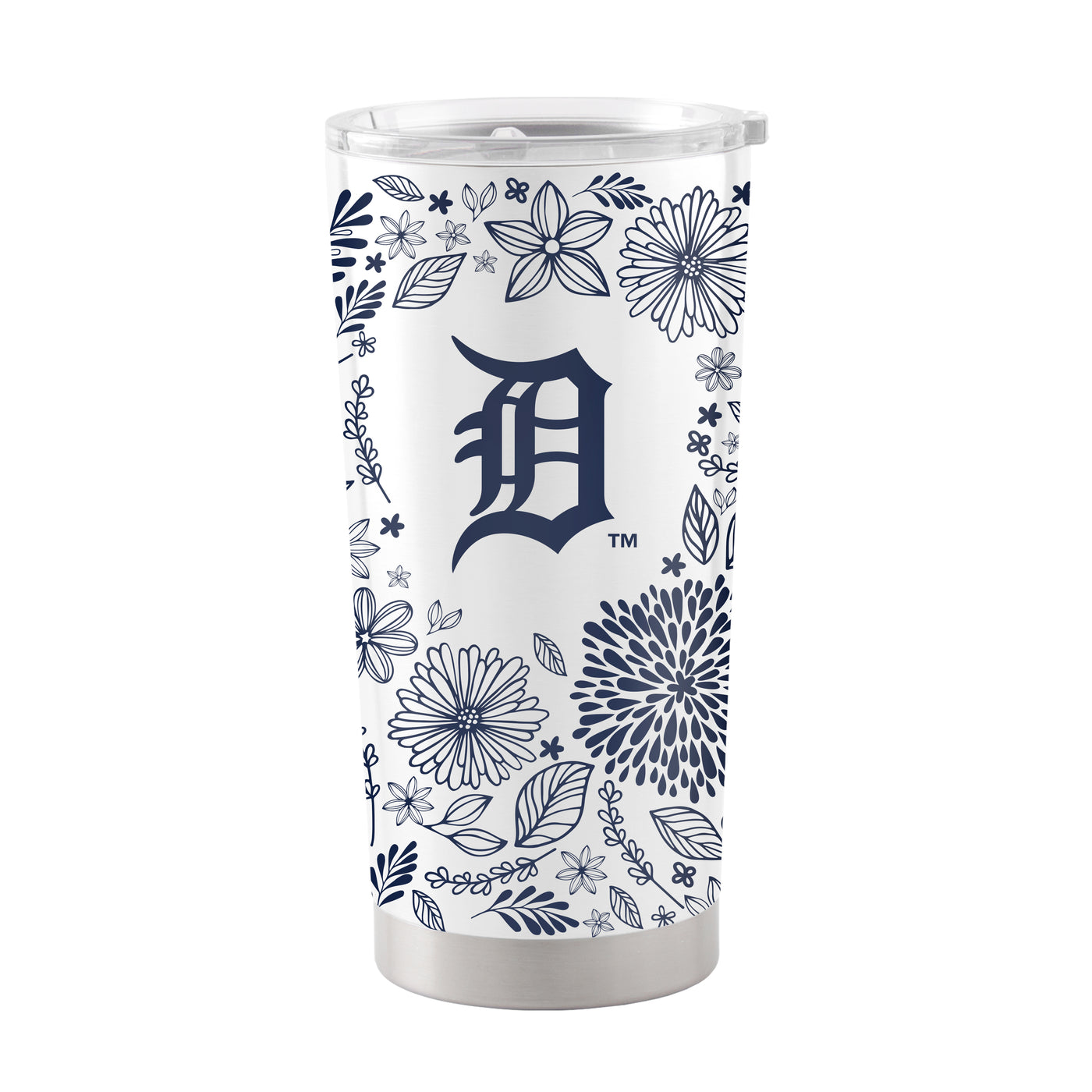 Detroit Tigers 20oz Botanical Stainless Steel Tumbler