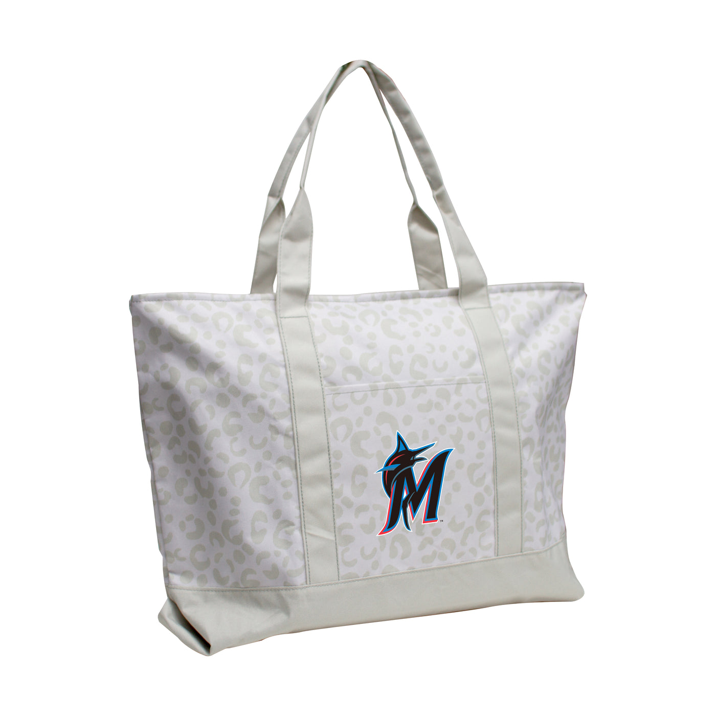 Miami Marlins Leopard Pattern Tote - Logo Brands