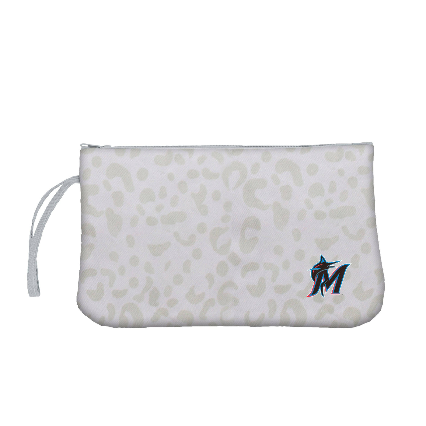 Miami Marlins Leopard Print Wristlet