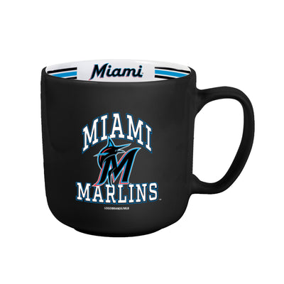Miami Marlins 15oz Stripe Mug