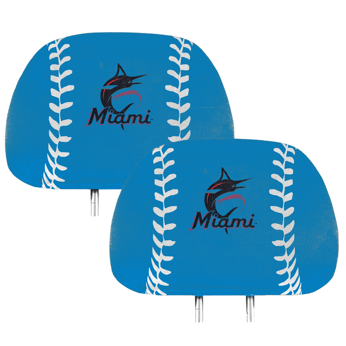 MLB - Miami Marlins Printed Headrest Cover