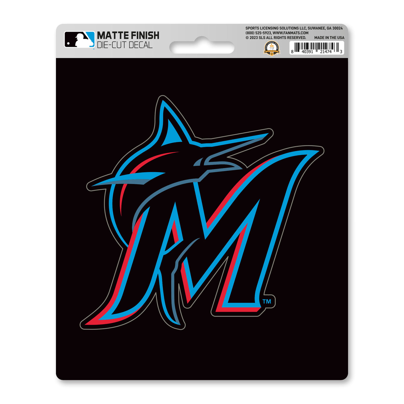 MLB - Miami Marlins Matte Decal