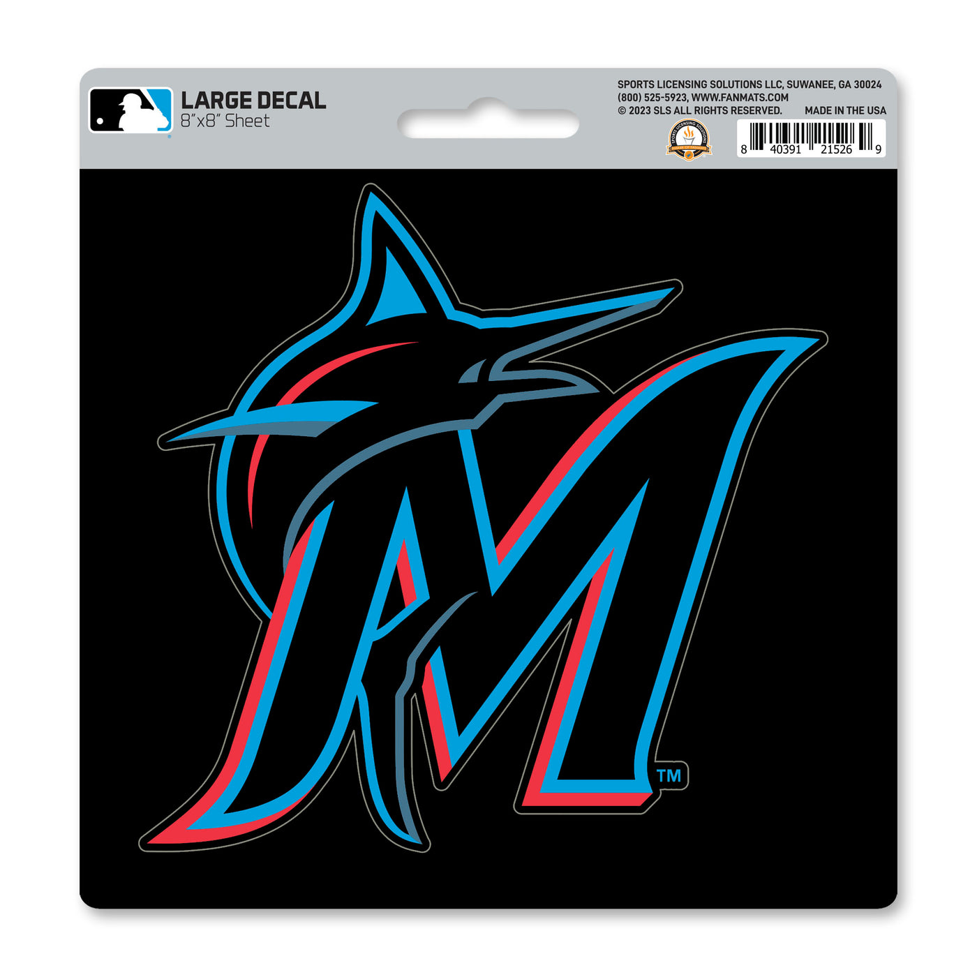 MLB - Miami Marlins Large Decal