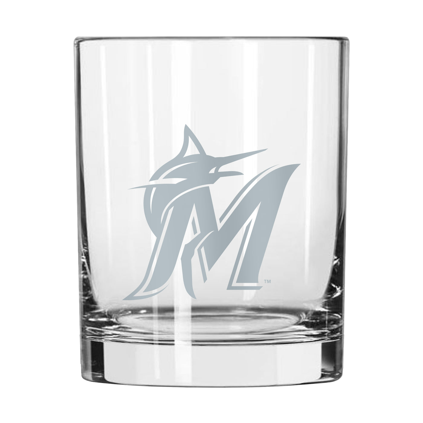 Miami Marlins 14oz Frost Rocks Glass