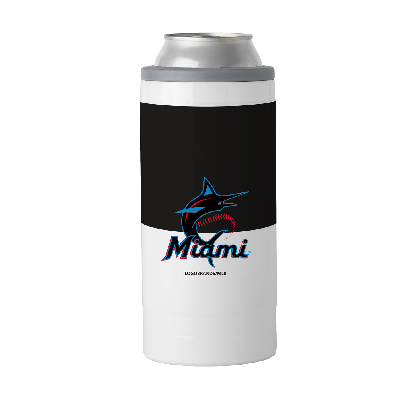 Miami Marlins Slim Colorblock Can Coolie