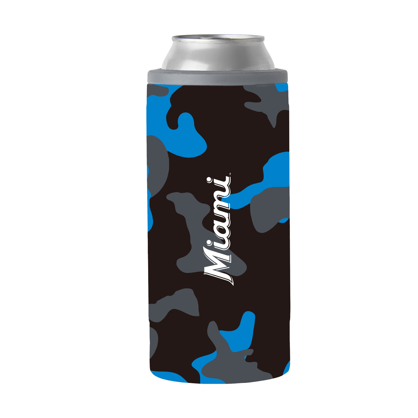 Miami Marlins 12oz Camo Slim Can Coolie