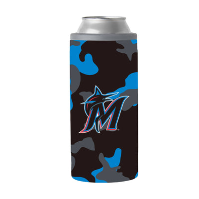 Miami Marlins 12oz Camo Slim Can Coolie