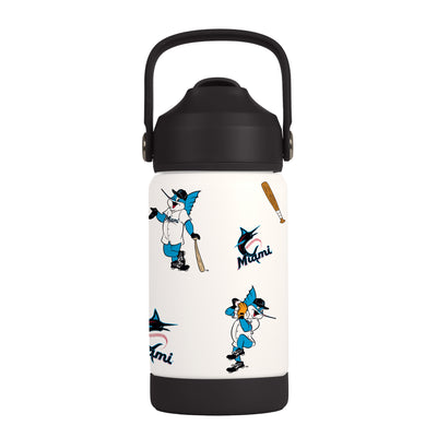 Miami Marlins 12oz Mascot SS Kids Bottle