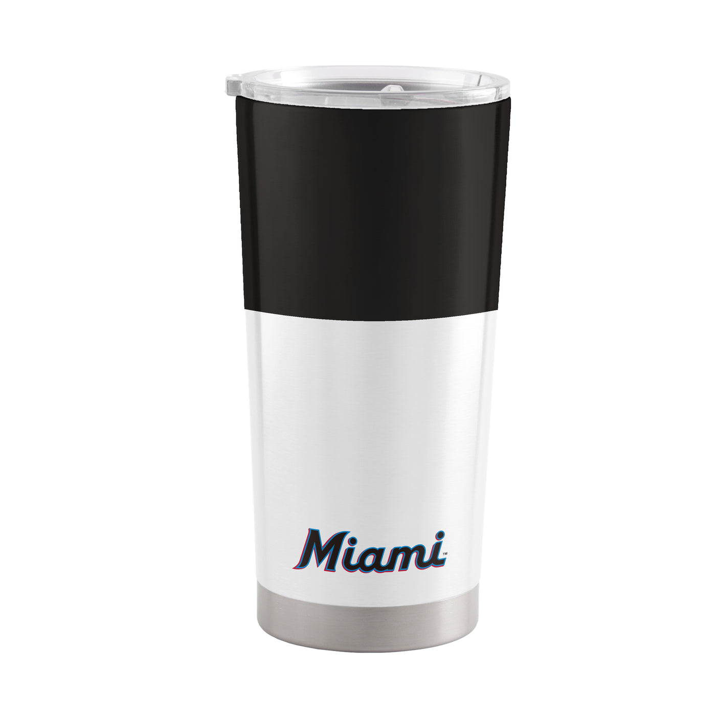 Miami Marlins 20oz Colorblock Stainless Steel Tumbler