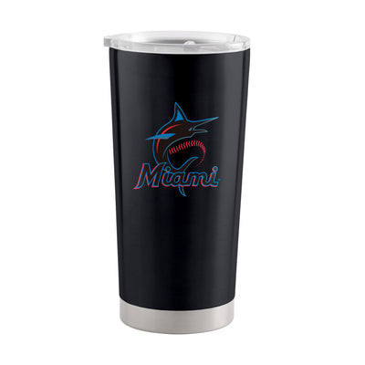 Miami Marlins 20oz Gameday Stainless Tumbler - Logo Brands