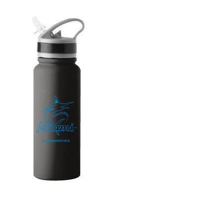 Miami Marlins 25oz Stainless Single Wall Flip Top Bottle