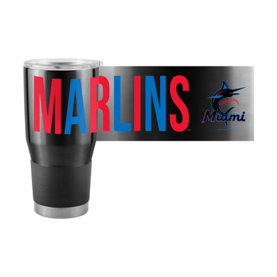 Miami Marlins Overtime 30 oz Stainless Tumbler - Logo Brands