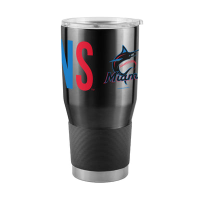 Miami Marlins Overtime 30 oz Stainless Tumbler - Logo Brands