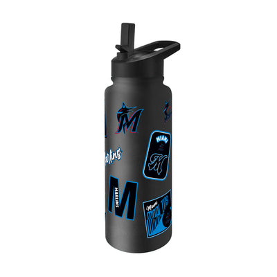 Miami Marlins 34oz Dreamweave Quencher Bottle