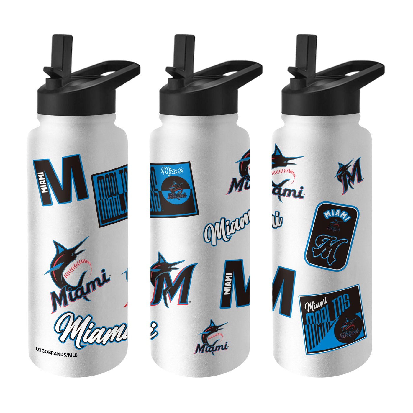 Miami Marlins 34oz Dream Weave Quencher Bottle