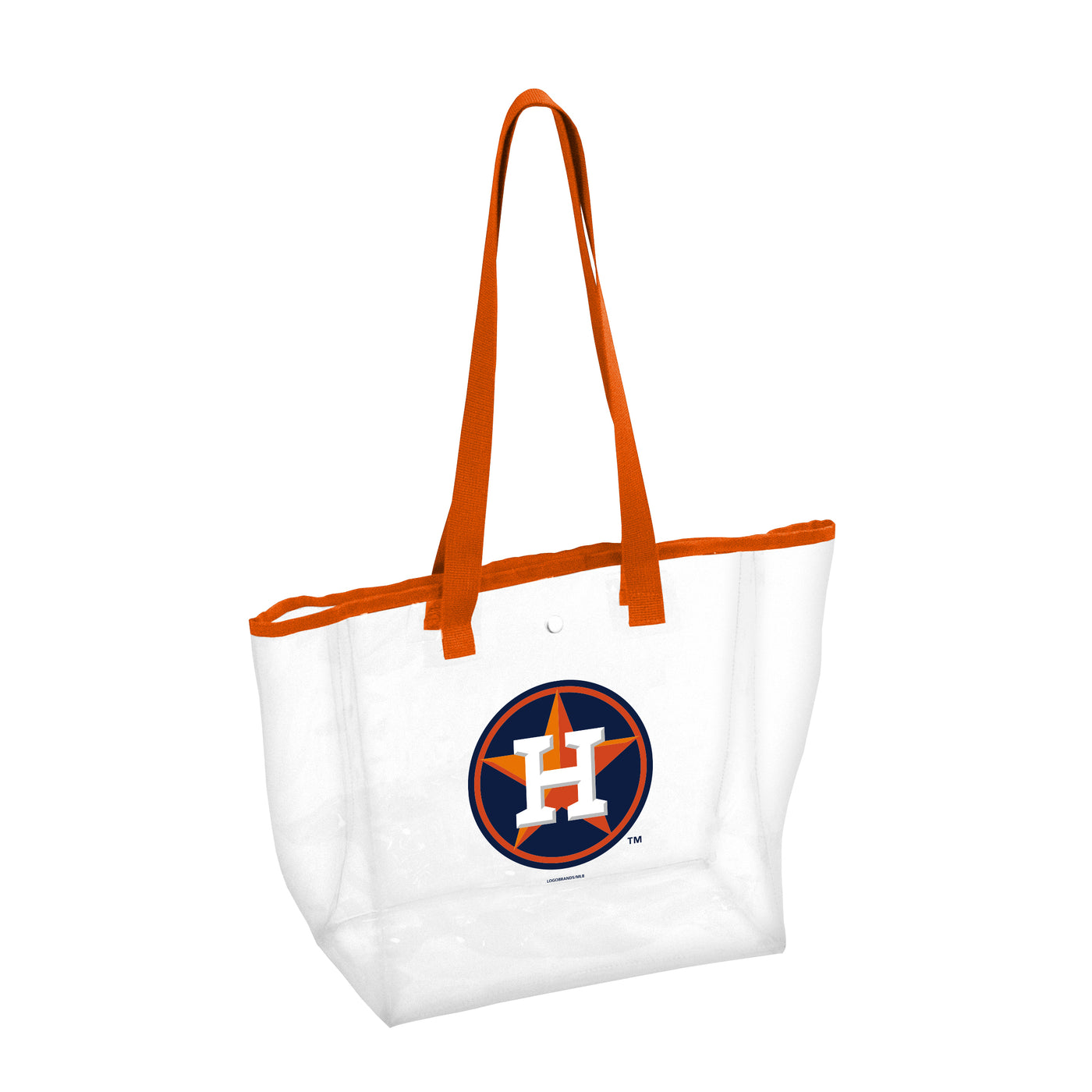 Houston Astros Orange Clear Tote