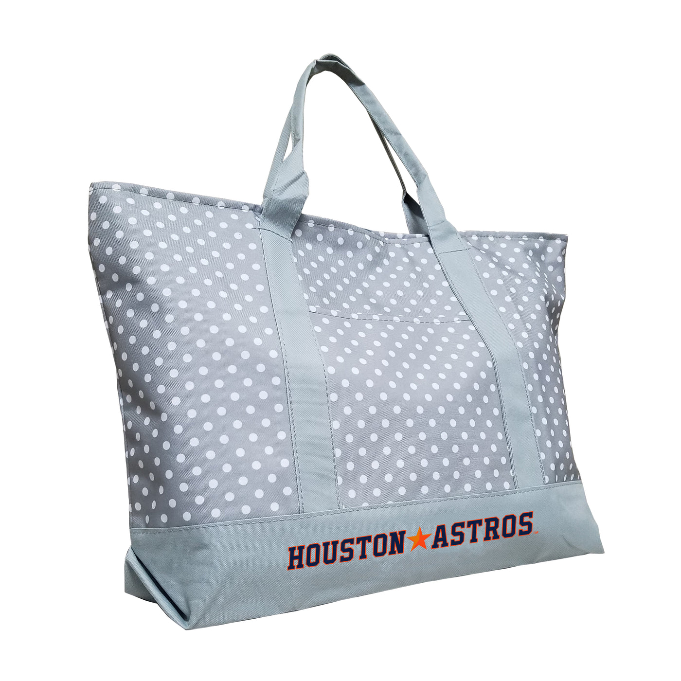 Houston Astros Gray Dot Tote f/ Primary Wdmk