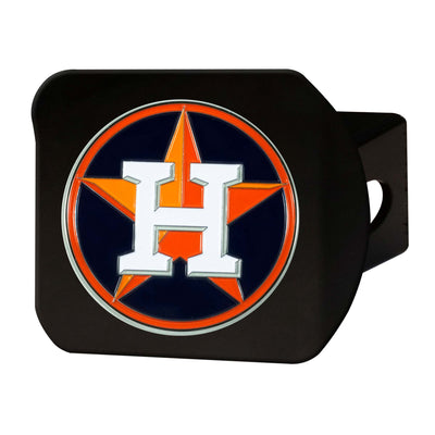 MLB - Houston Astros Color on Black Hitch Cover